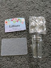 Nail Art Stamping Kit Set silicon  Transfer Stamper & Scraper 4sets,4heads