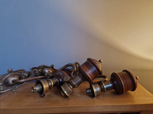 Three electric wall - , sconces