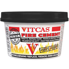 VitCas Black Fire Cement - 500G For Stoves,Boilers,Fireplaces,Flue Chimney