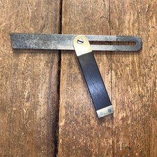 VINTAGE 9” EBONY & BRASS