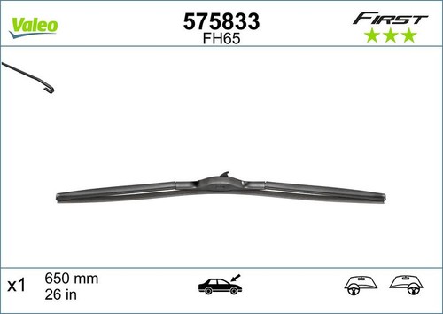 Wiper blades valeo 575833 for - valeo,