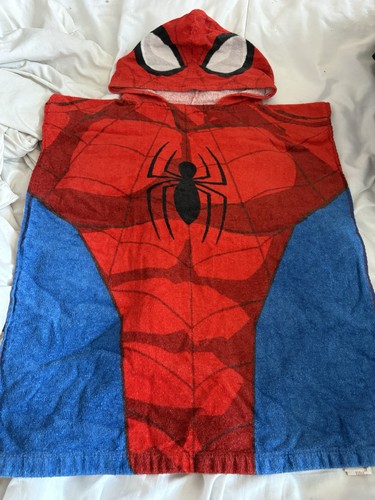 Boys spiderman hooded towel - boys,