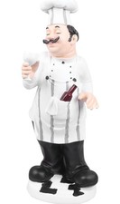 French Chef Figurine Kitchen Decor Restaurant Decoration Ornaments Statue