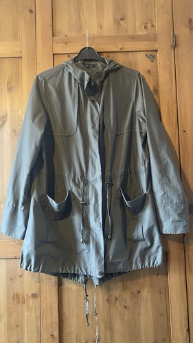 Ladies womens hooded khaki - ladies,