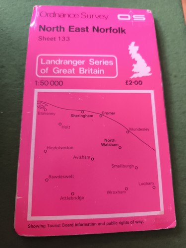 Ordnance survey landranger - survey, map