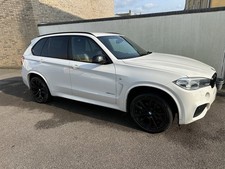 BMW X5 30d M Sport 2015 White/Black Alloy Wheels - 7 SEATS (F15) - Fresh MOT