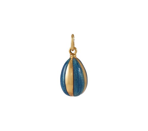Faberge blue enamel egg - faberge,