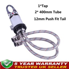 CARAVAN CHROME SHOWER MIXER W/12MM PUSH FIT TAIL Outlet 1/2" Motorhome Campervan