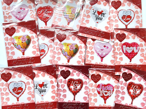Heart valentines foil - x, 18"