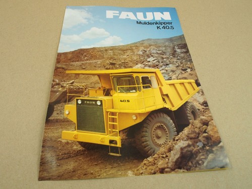 1984 faun k40 - faun, truck