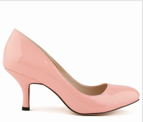 Womens ladies mid kitten heel - womens,