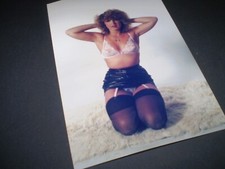 original vintage 1980's fetish glamour model  stockings p v c  photograph 10