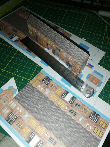 British scale terrace houses - n,
