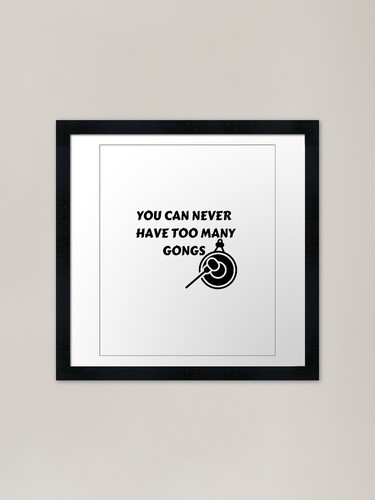 You can never - never, have