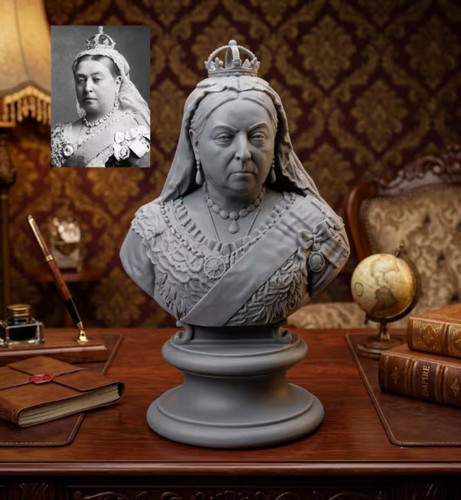 Queen victoria bust statue - queen,