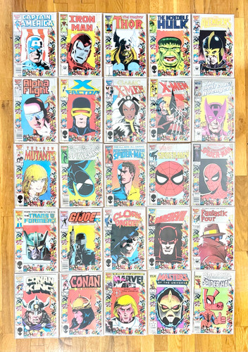 Marvel comics 25th - 25th, anniversary