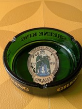 Retro Greene King Ashtray Pub Garden Man Cave Vintage Smoking Accessory Rare