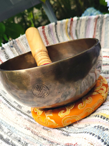 Hand hammered full moon - hand,