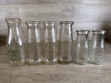 Vintage lot dairy glass - vintage, of