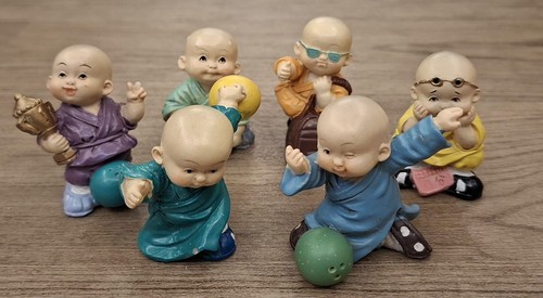 Vintage baby monk figurine - baby, lot
