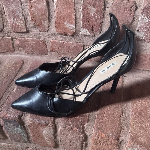 Stradivarius black lace - lace, up