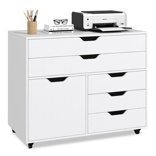 Costway mobile file - mobile, cabinet,