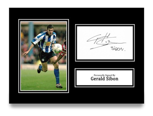 Gerald sibon hand signed - gerald,