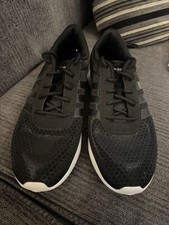 Ladies Adidas Neo Trainers size 9.5, Black, VGC,  Cloud foam Footbed