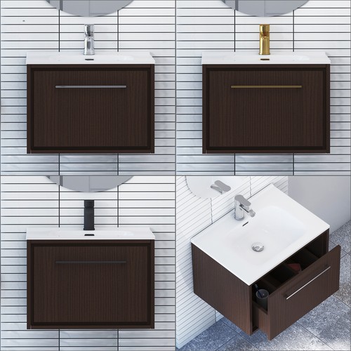 Bathroom 600mm wall hung - bathroom,