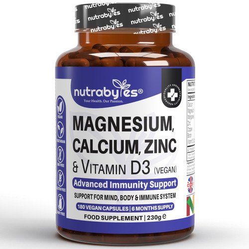 Vegan magnesium calcium zinc - magnesium, &