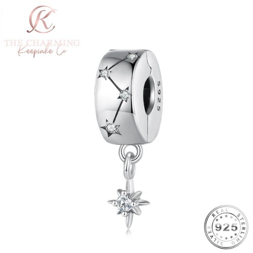 Clip stopper charm genuine - stopper, 925