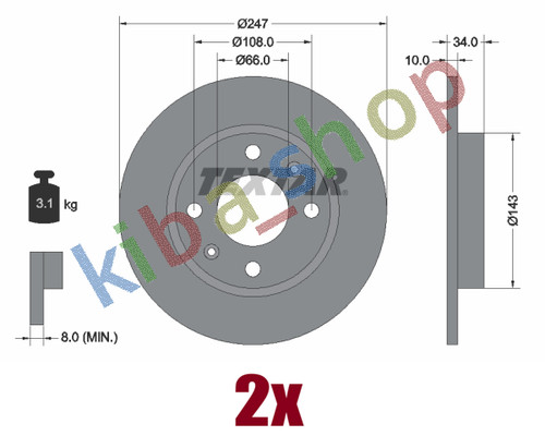 Right left brake disc - brake,