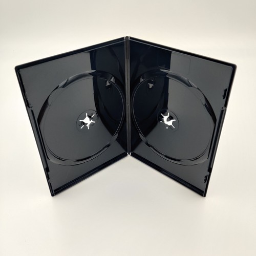 Black double 7mm slimline - black,
