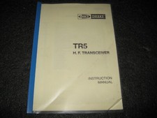 Drake TR5 Transceiver Photocopy Edition Instruction Manual - Clean Condition