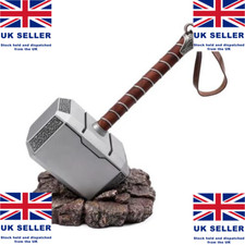 Avengers Thor Hammer Metal Replica HEAVY 1:1 Mjolnir Resin Base Prop UK Seller!!