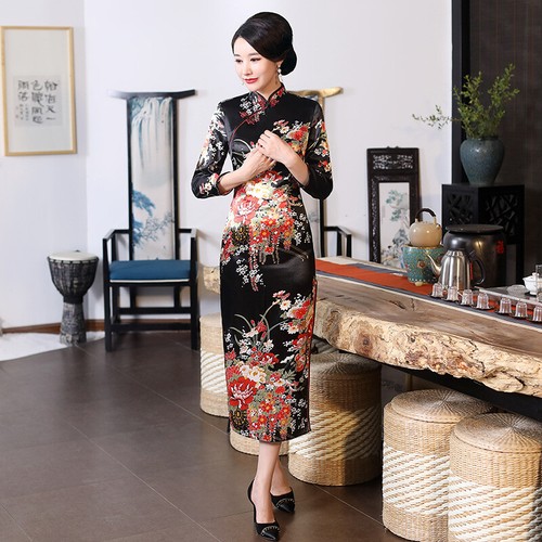 Women summer long qipao - women,