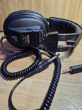 Vintage Philips SBC 487 Stereo Headphones Adjustable Headband Volume Control