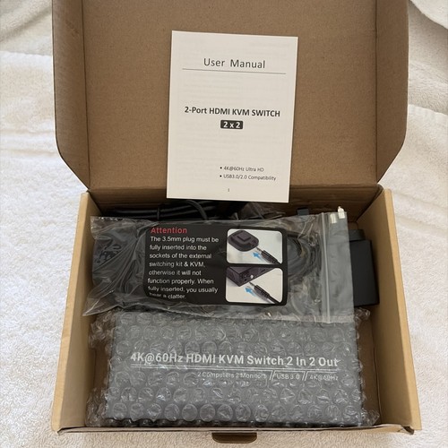 60hz hdmi kvm switch - 4k, 2