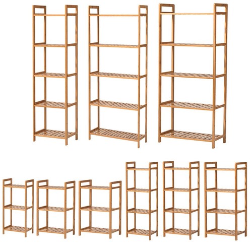 Bamboo storage rack tier - storage, 4