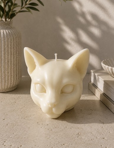 Sandalwood cat head - sandalwood,