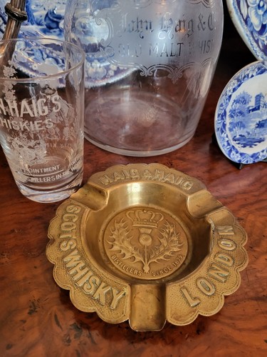 Vintage haig whisky brass - vintage,