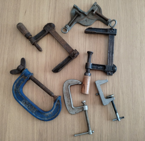 Vintage bundle clamps - bundle, 6