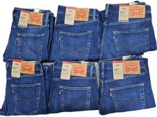 Levis 512 Mens Slim Taper Fit Stretch Blue Denim Jeans All Sizes
