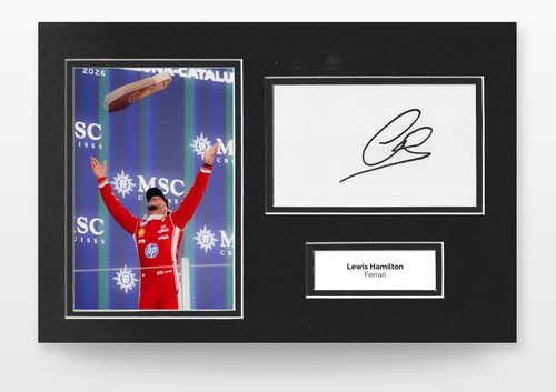Lewis hamilton hand signed - lewis, hand-signed