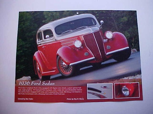 1936 ford model - model, sedan