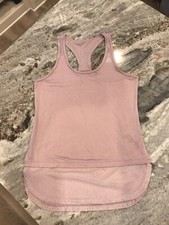 reebok tank Top Womens S purple Mauve~lavender racerback mesh Soft Lux NICE