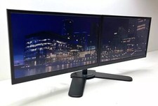 Dual Monitor 1080p Full HD 2 x 22"+ New Stand Screen Home Office Monitor