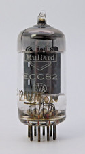Mullard (Toshiba) ECC82 12AU7A Long Plate Valve Tube Used Tested (V32)