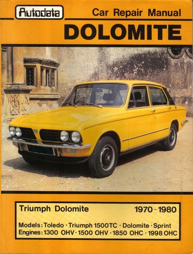 Triumph dolomite toledo 1500tc - toledo,