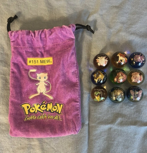 Pokémon glass marbles set